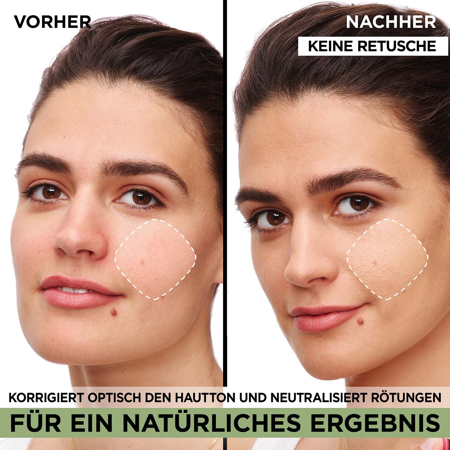 CC Cream Vorher Nachher
